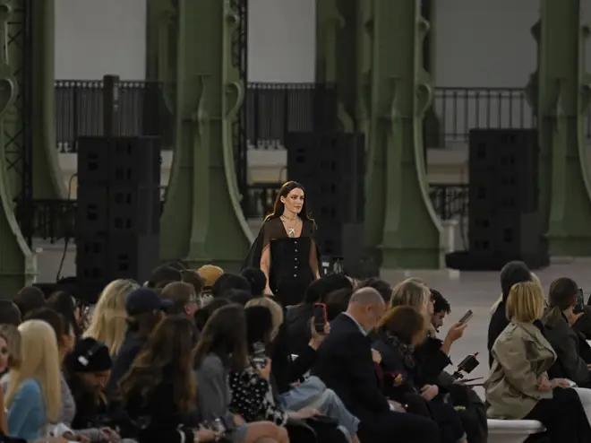 Riley Keough makes an entrance
